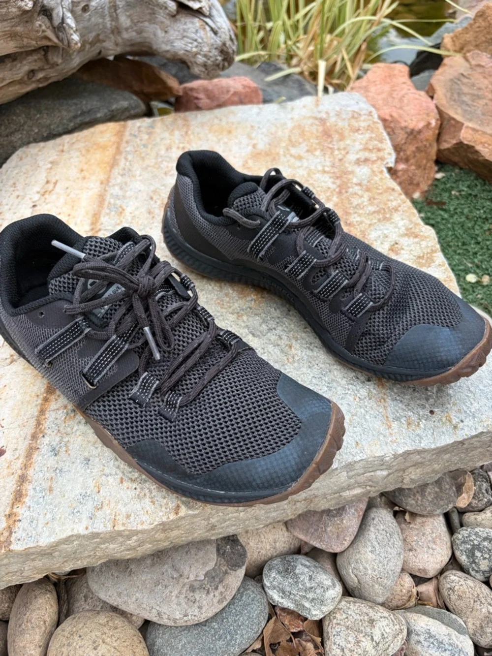 Merrell‎ Trail Glove Mens 8 Black Minimalist Barefoot Vibram